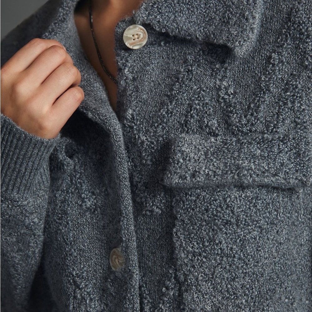 Anthropologie: Flat White sweater coat - Picture 4 of 5